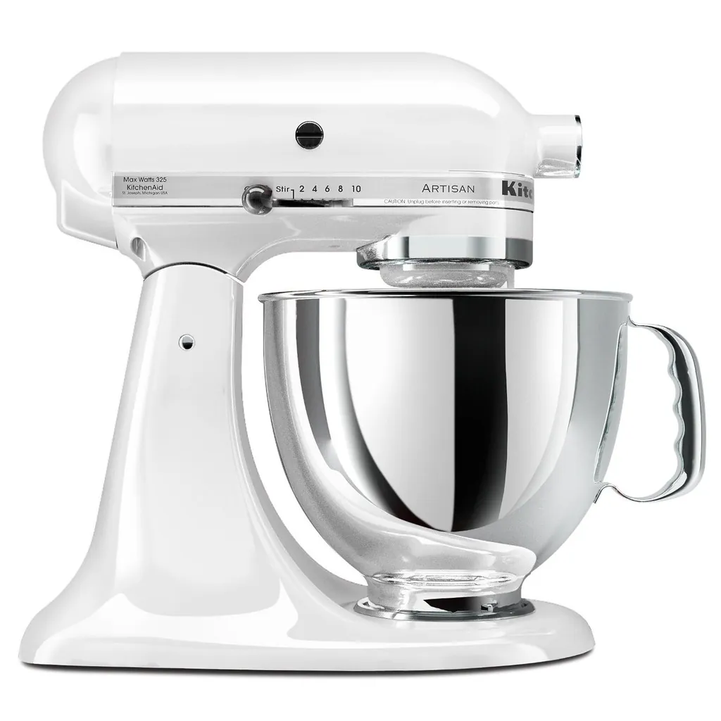 KitchenAid Artisan — batidora planetaria de pie con bol de inox, referente de calidad en electrodomésticos de cocina