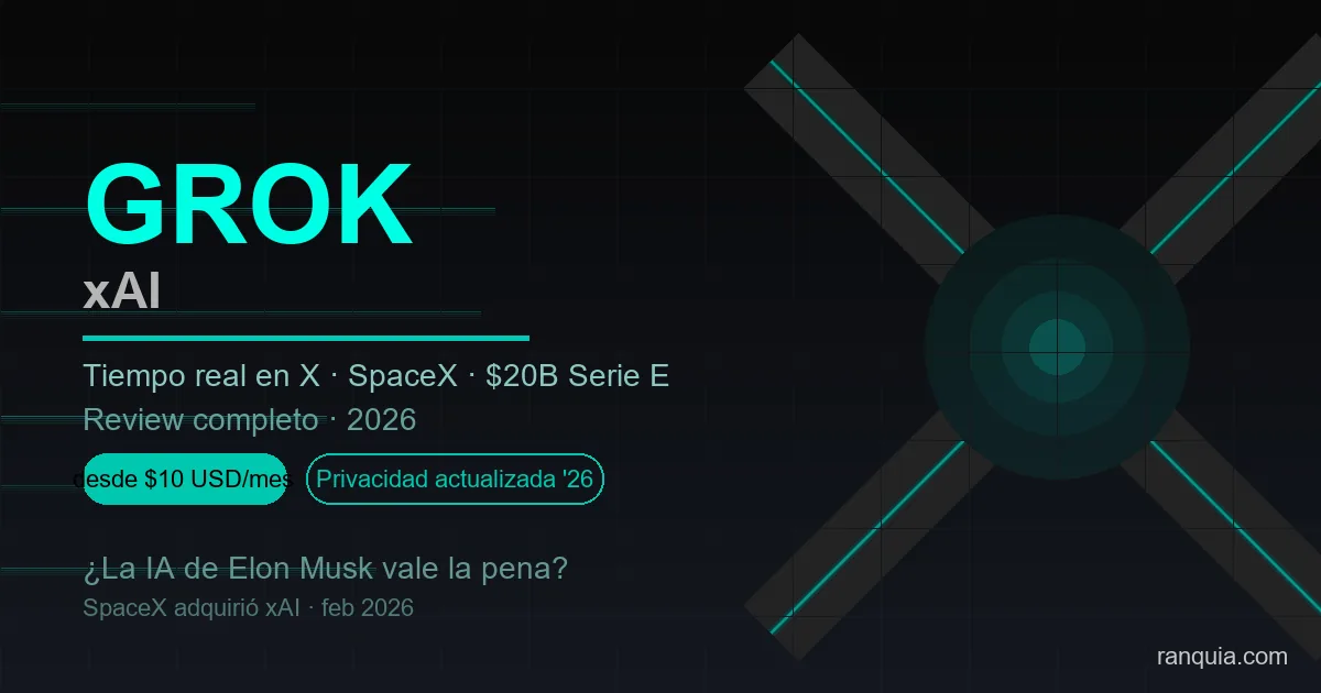 Grok review completo 2026 — ¿La IA de Elon Musk vale la pena?